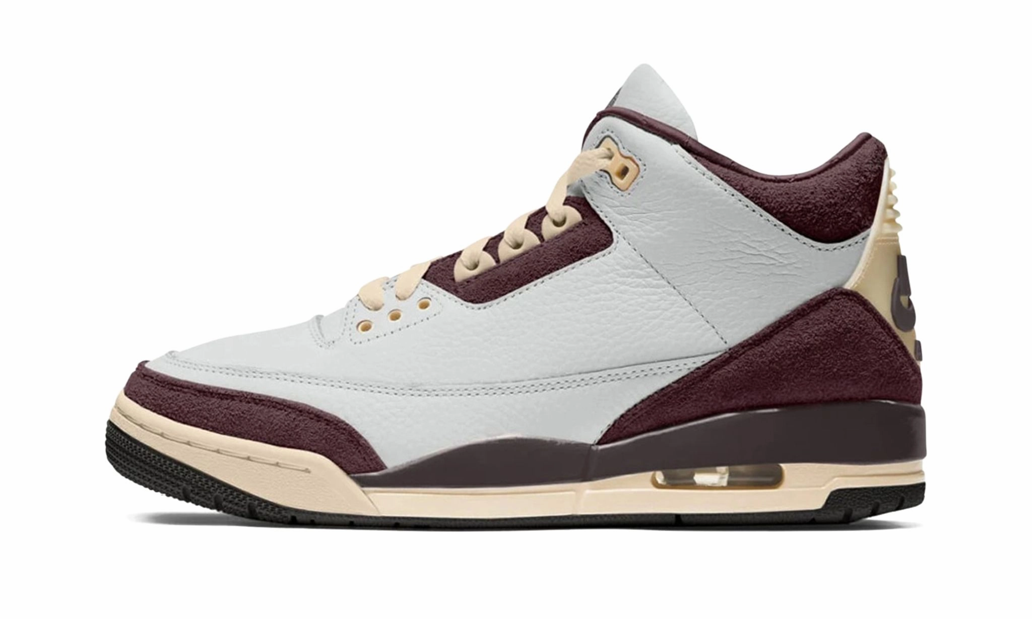 A Ma Maniere x Wmns Air Jordan 3 Retro 'Burgundy Crush' Ankle Support Feature