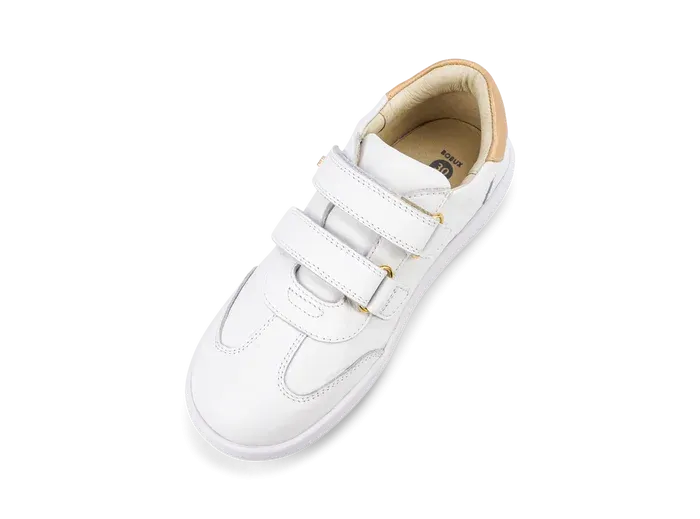 Active Comfort Bobux KID  Sprite - White   Pale Gold