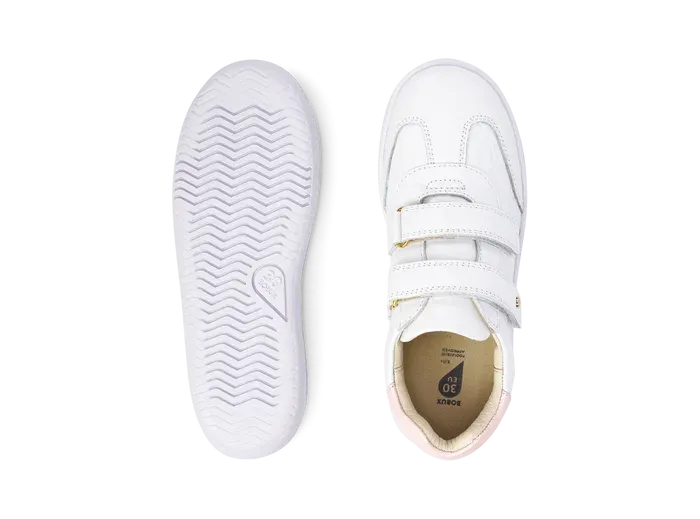 Active Comfort Bobux KID  Sprite - White   Pale Gold