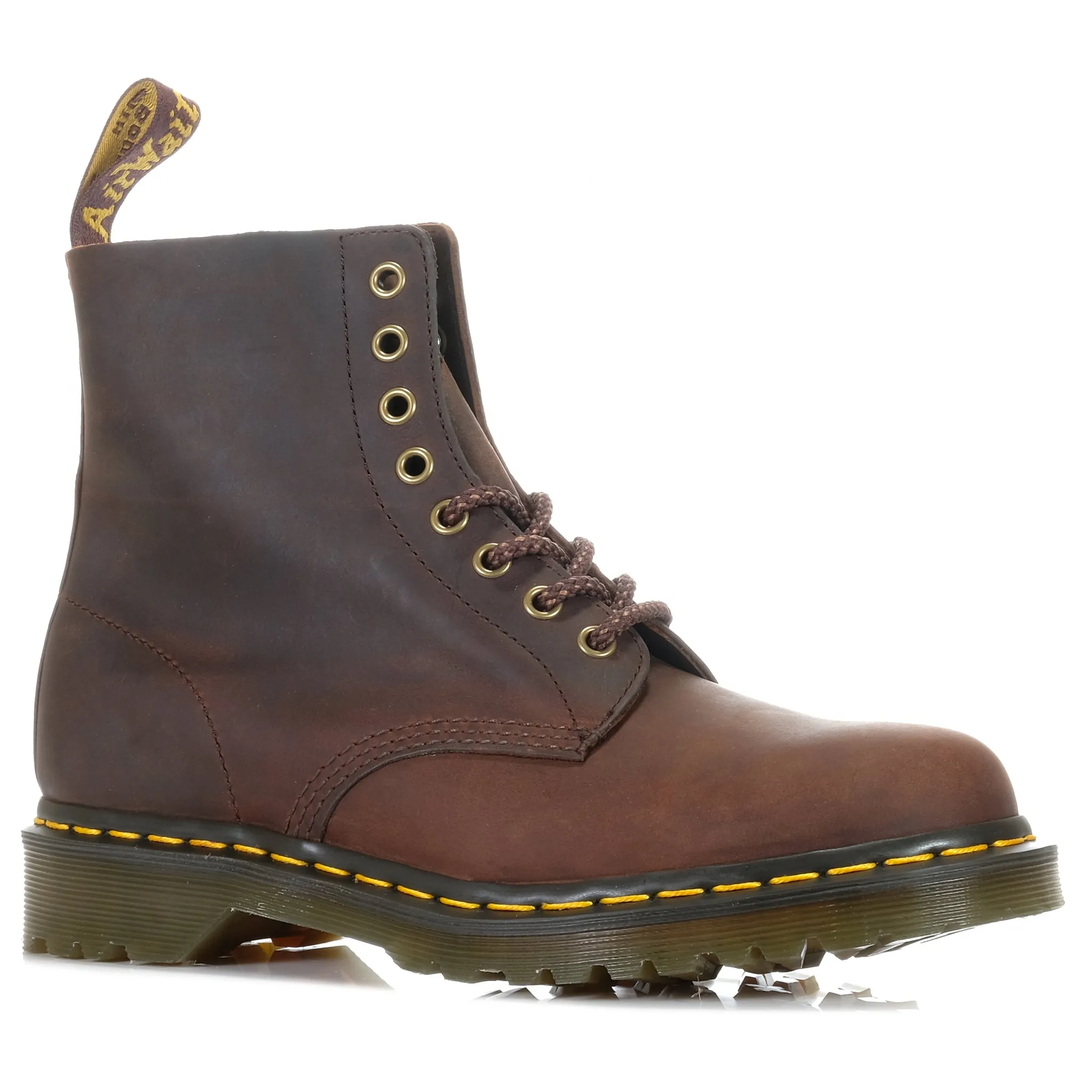 Adventure Wear Protective Gear Dr Martens 1460 Pascal Chestnut Brown Waxed