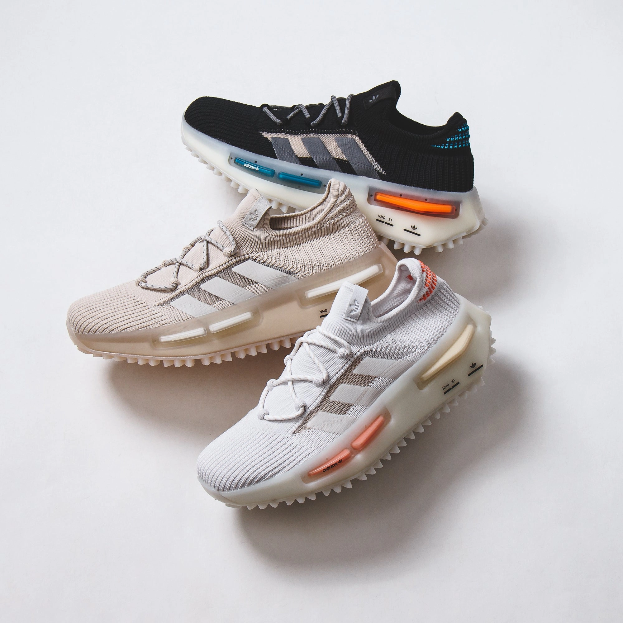 Active Fit Adidas Originals Men NMD S1 Black Boost FZ5706