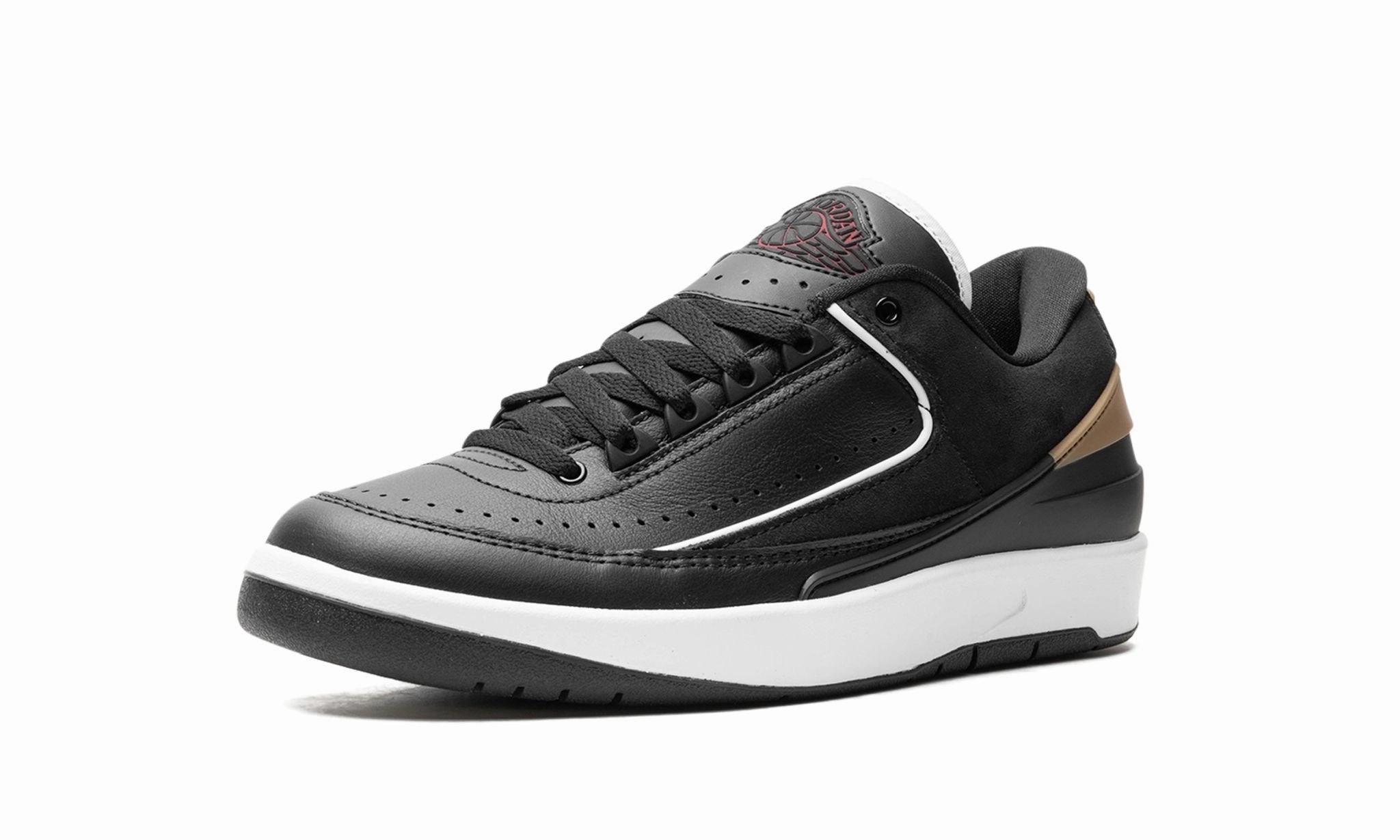 Active Step Comfort Wmns Air Jordan 2 Retro Low 'Black Metallic Gold'