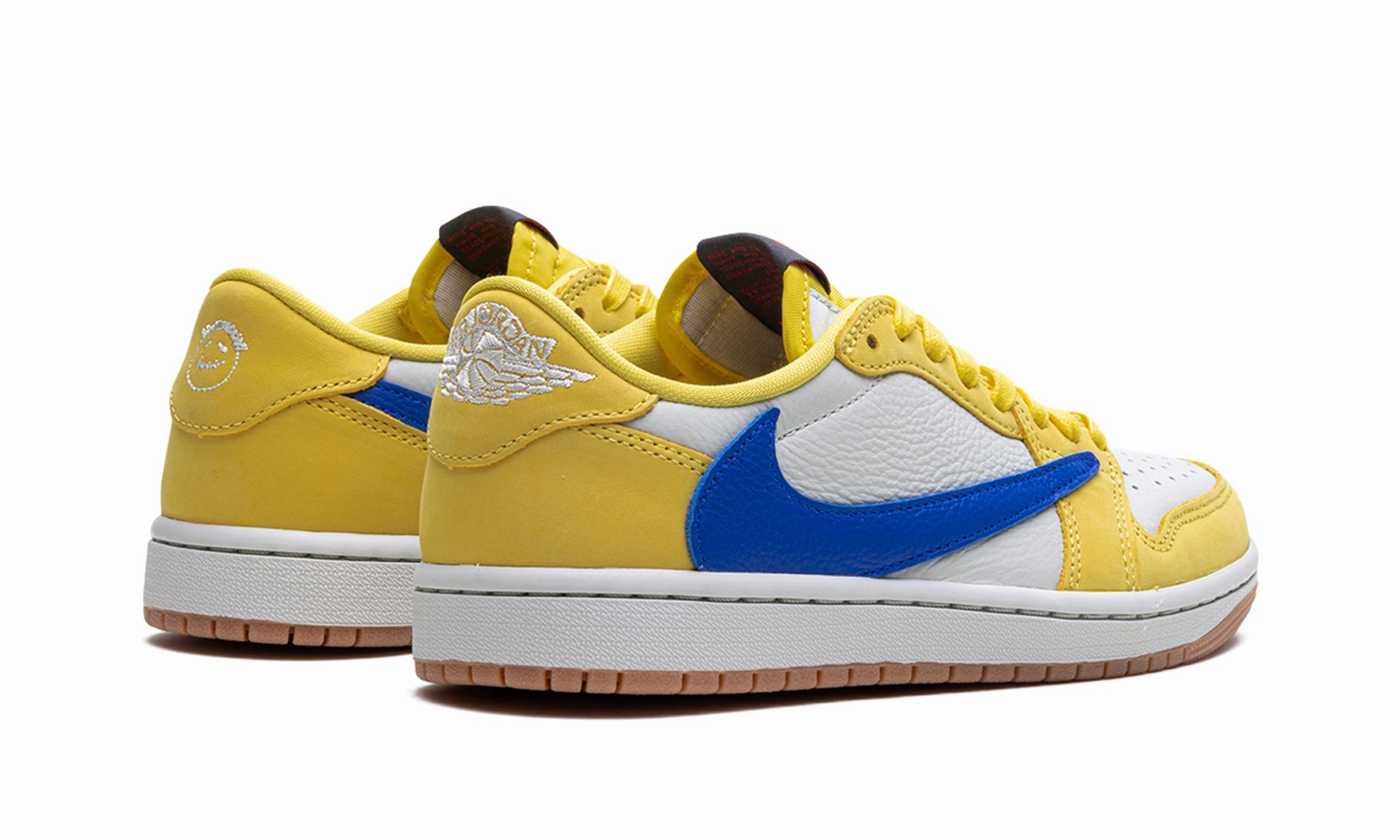 Active Step Glide Move-Out Travis Scott x Wmns Air Jordan 1 Retro Low OG SP 'Canary'