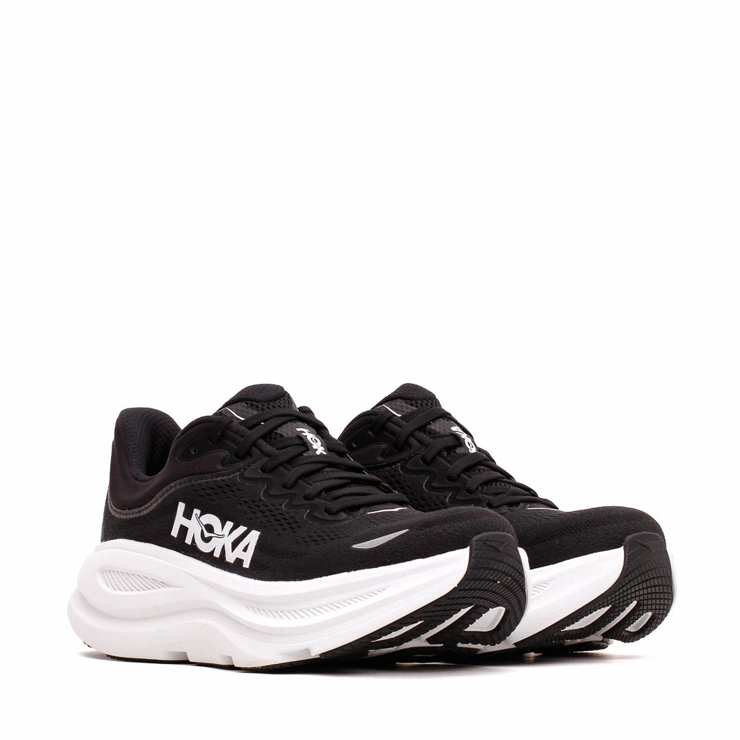 Active Step Move-Out Hoka One One Men Bondi 9 Black White 1162011-BWHT
