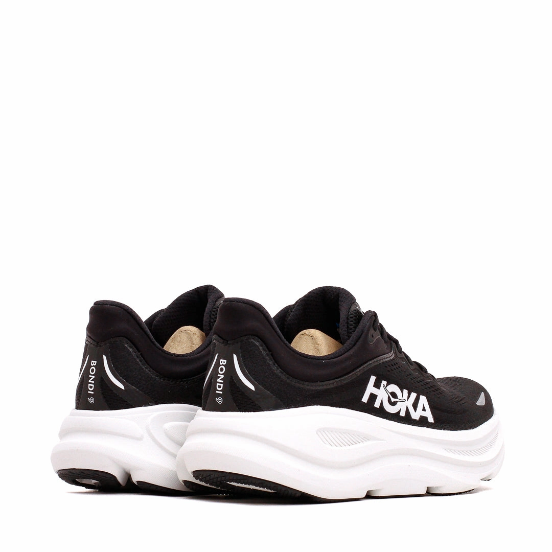 Active Step Move-Out Hoka One One Men Bondi 9 Black White 1162011-BWHT