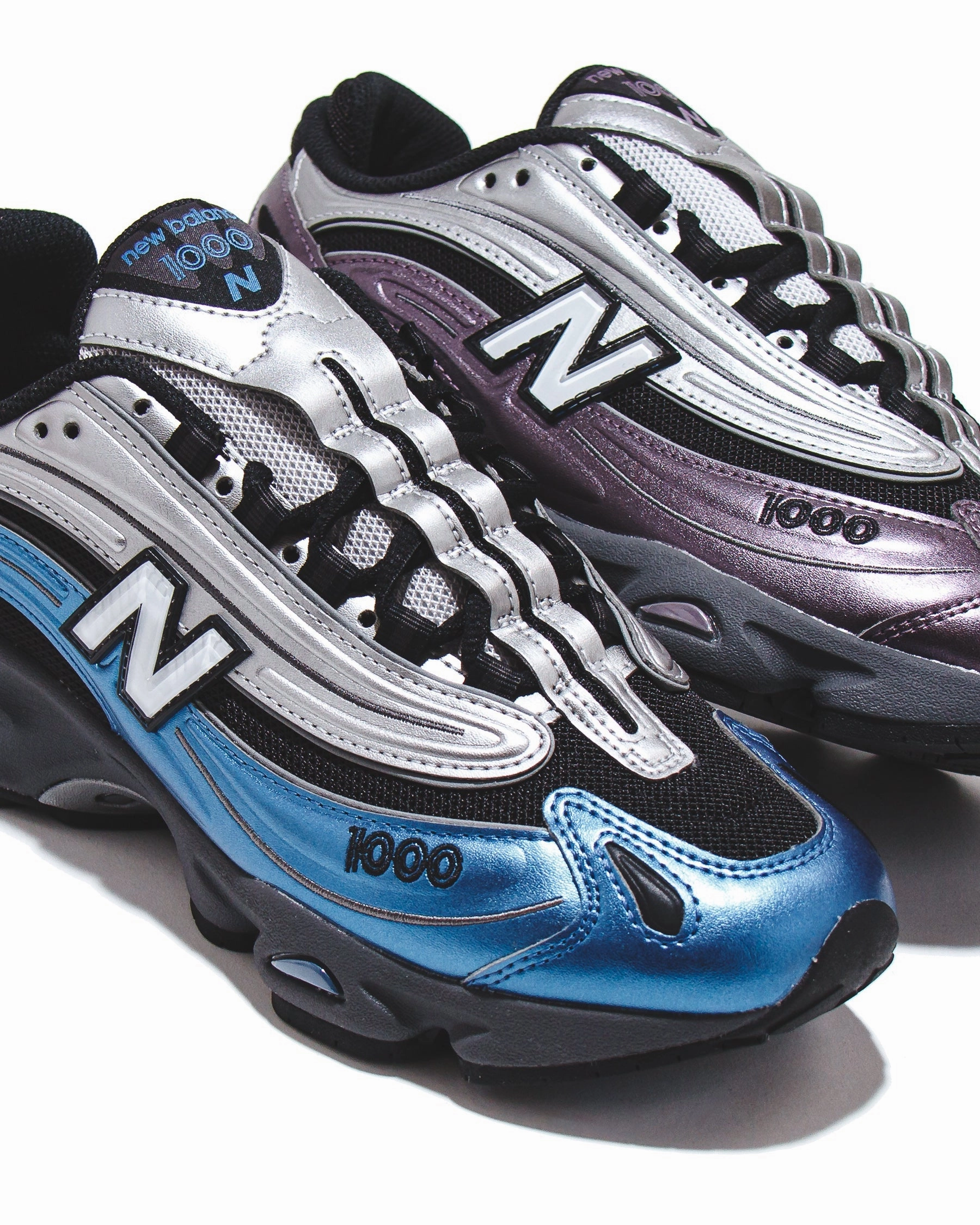 Active Step-On Glide Comfort Layer New Balance Men 1000 Dark Ice Wine M1000EGY