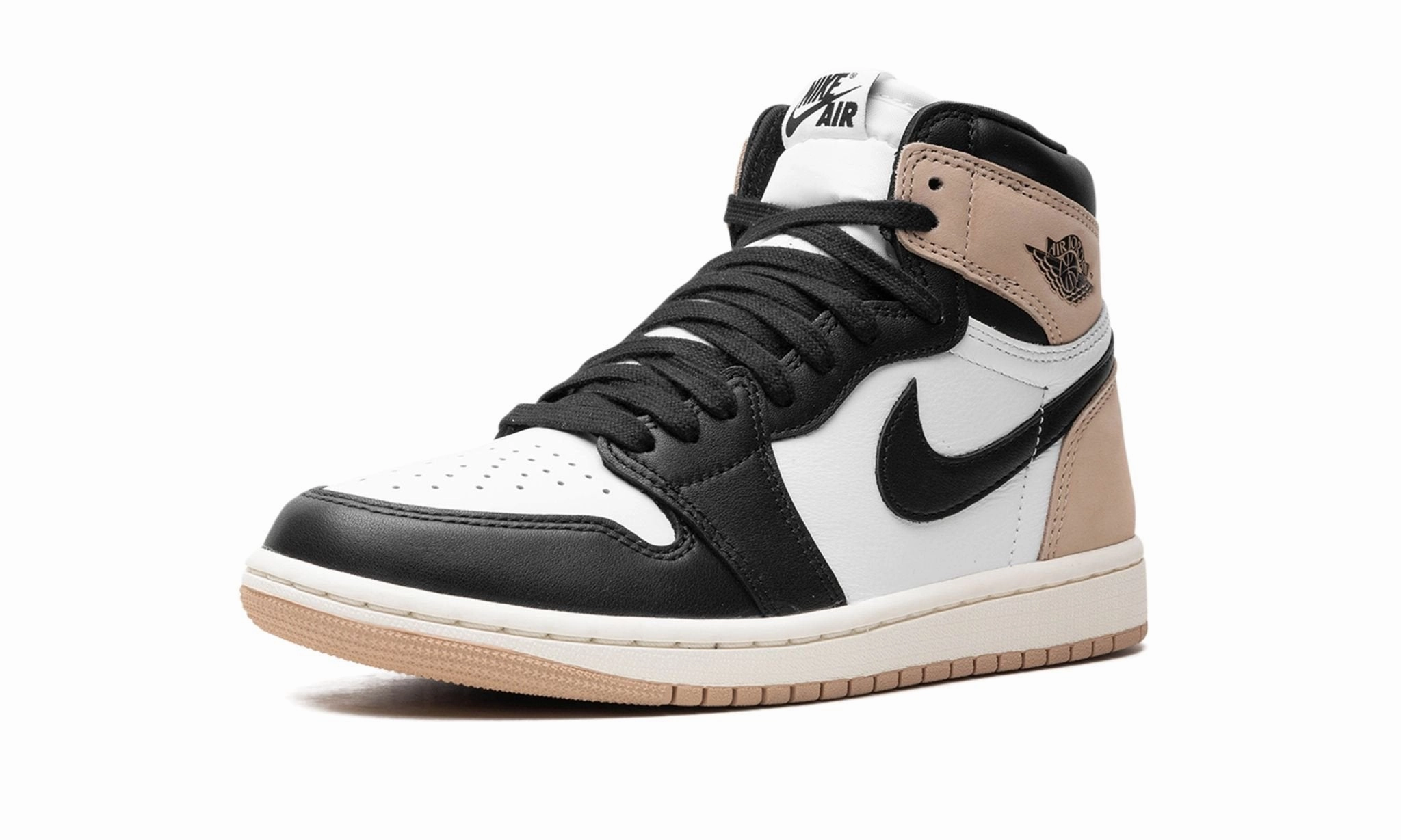 Active Step-On Glide Comfort Layer Wmns Air Jordan 1 Retro High OG 'Latte'