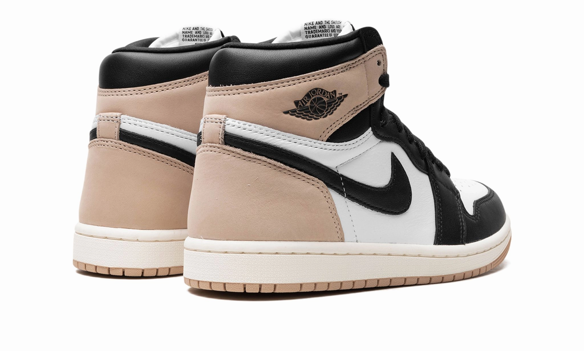 Active Step-On Glide Comfort Layer Wmns Air Jordan 1 Retro High OG 'Latte'