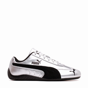 Trail Path School Run Puma Women Speedcat Metallic Silver Black 405357-01