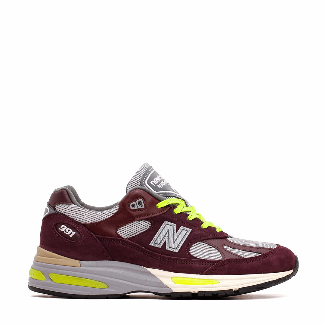 Active Wear New Balance Unisex x Patta 991v2 Pickled Beet Made In UK U991PD2