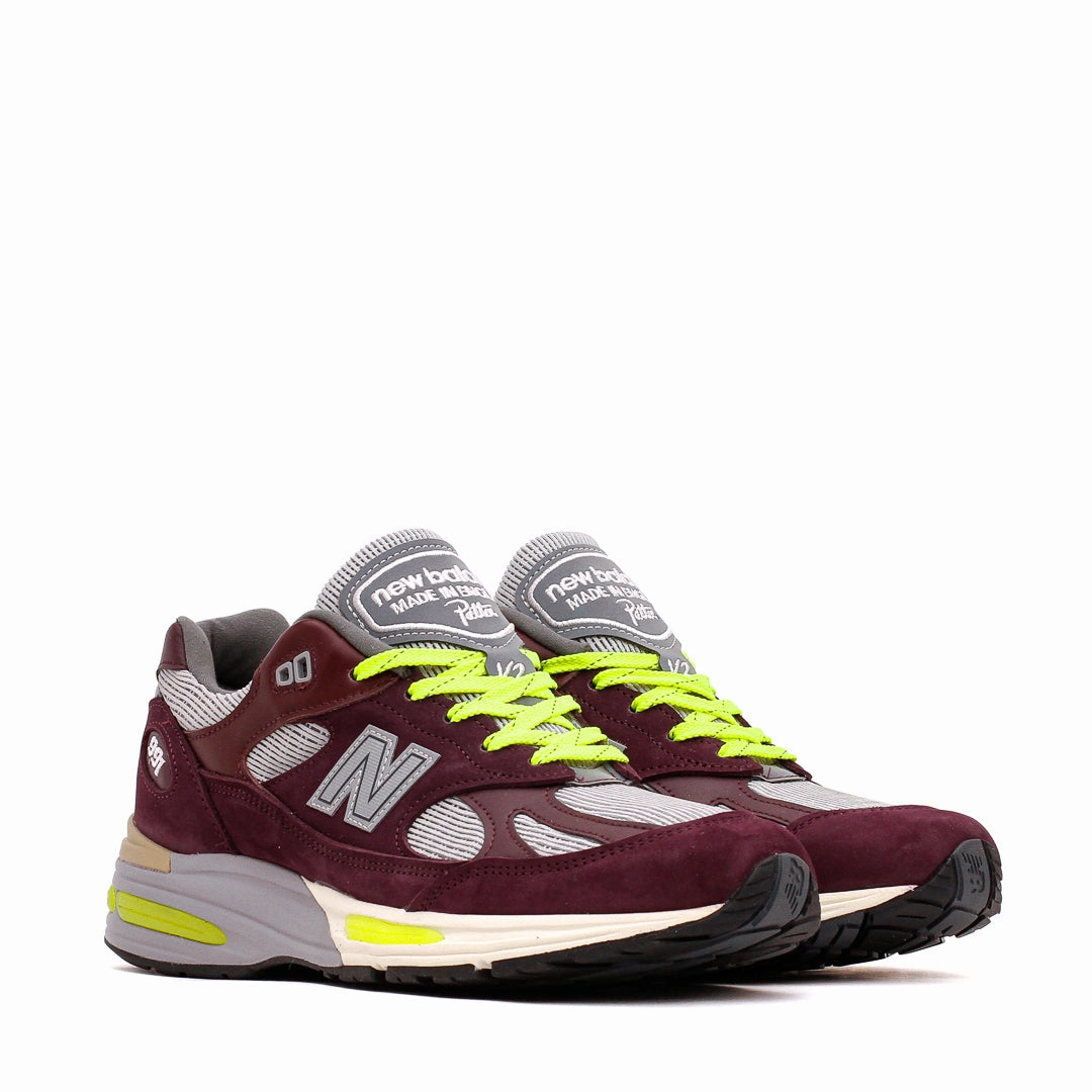 Active Wear New Balance Unisex x Patta 991v2 Pickled Beet Made In UK U991PD2