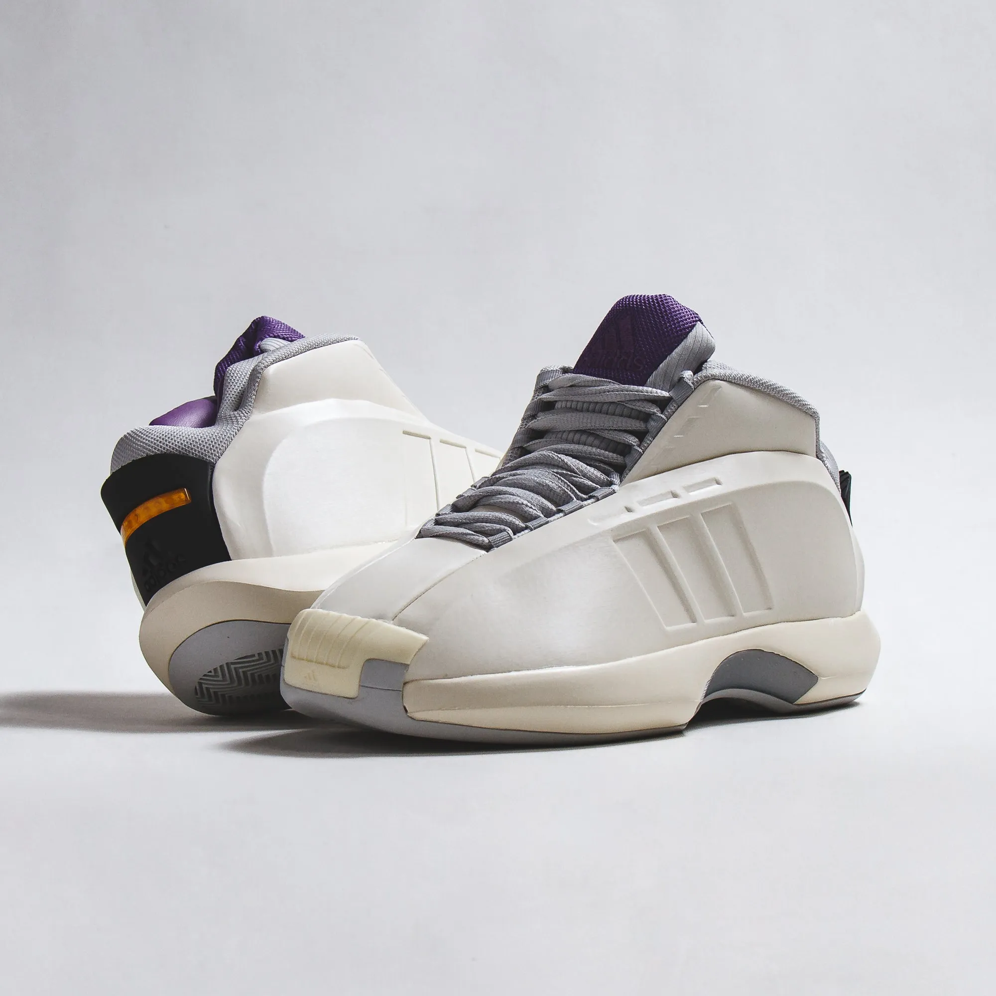 Adidas Basketball Men Crazy 1 Ivory Collegiate Purple IG3735 Mobility Grip Flex