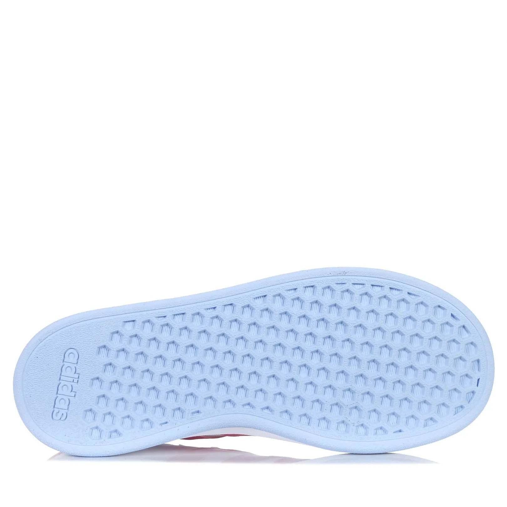 Adidas Grand Court 2.0 Youth White/Pink Glam traction