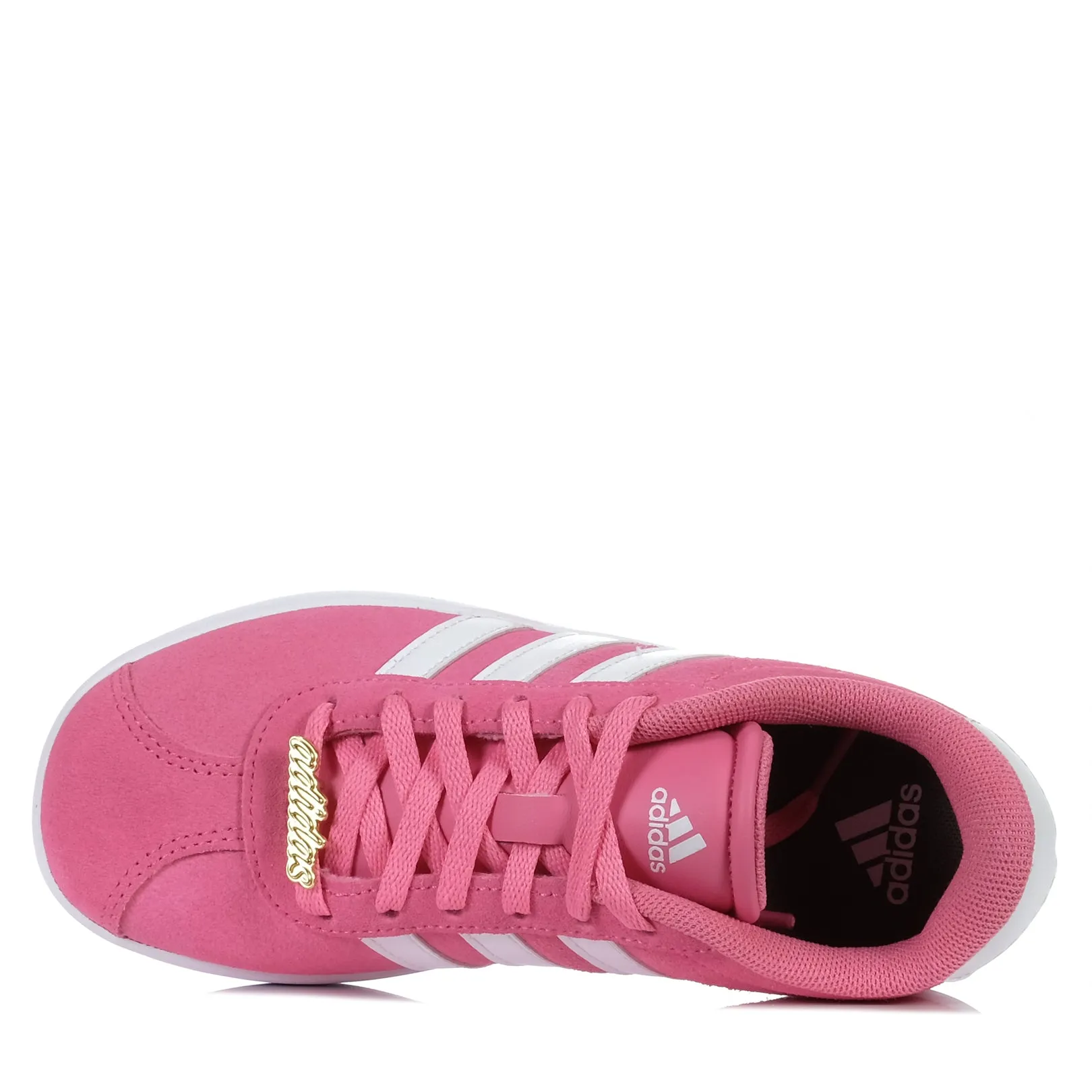 Adidas VL Court 3.0 Kids Pink/White Smooth Finish