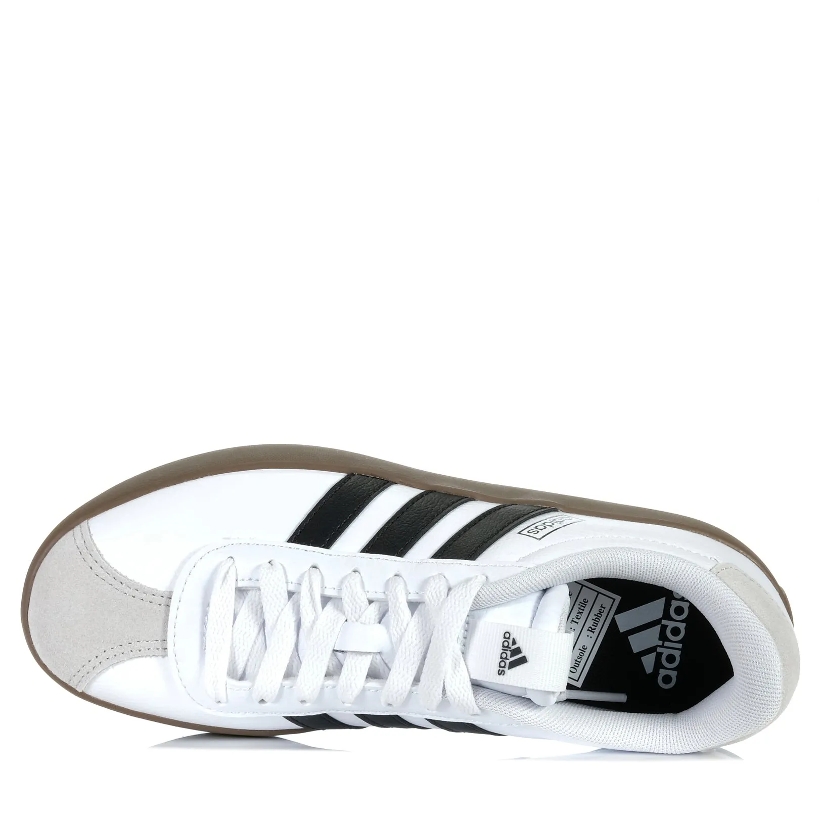Adidas VL Court 3.0 Womens White/Black Padded