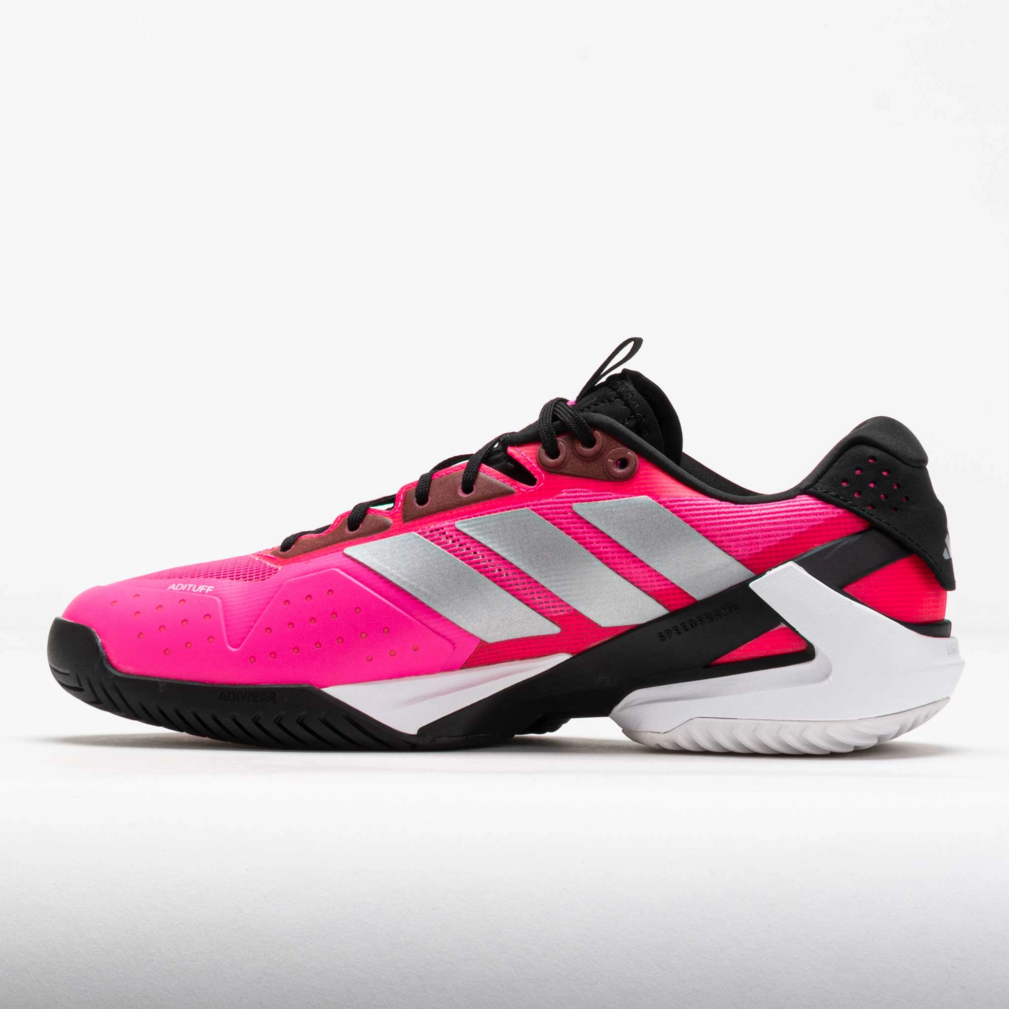 adidas Adizero Ubersonic 5 Men's Lucid Pink/Silver Metallic/Black Low Profile