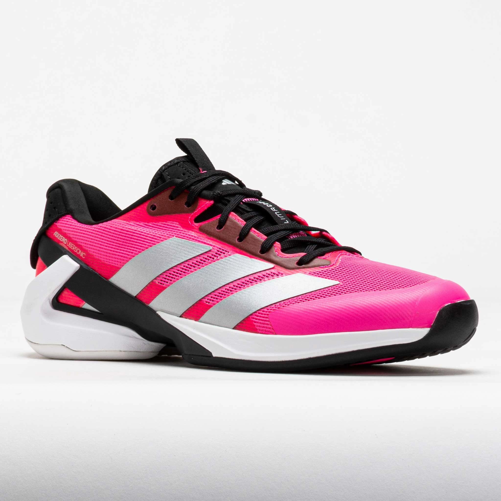 adidas Adizero Ubersonic 5 Men's Lucid Pink/Silver Metallic/Black Low Profile