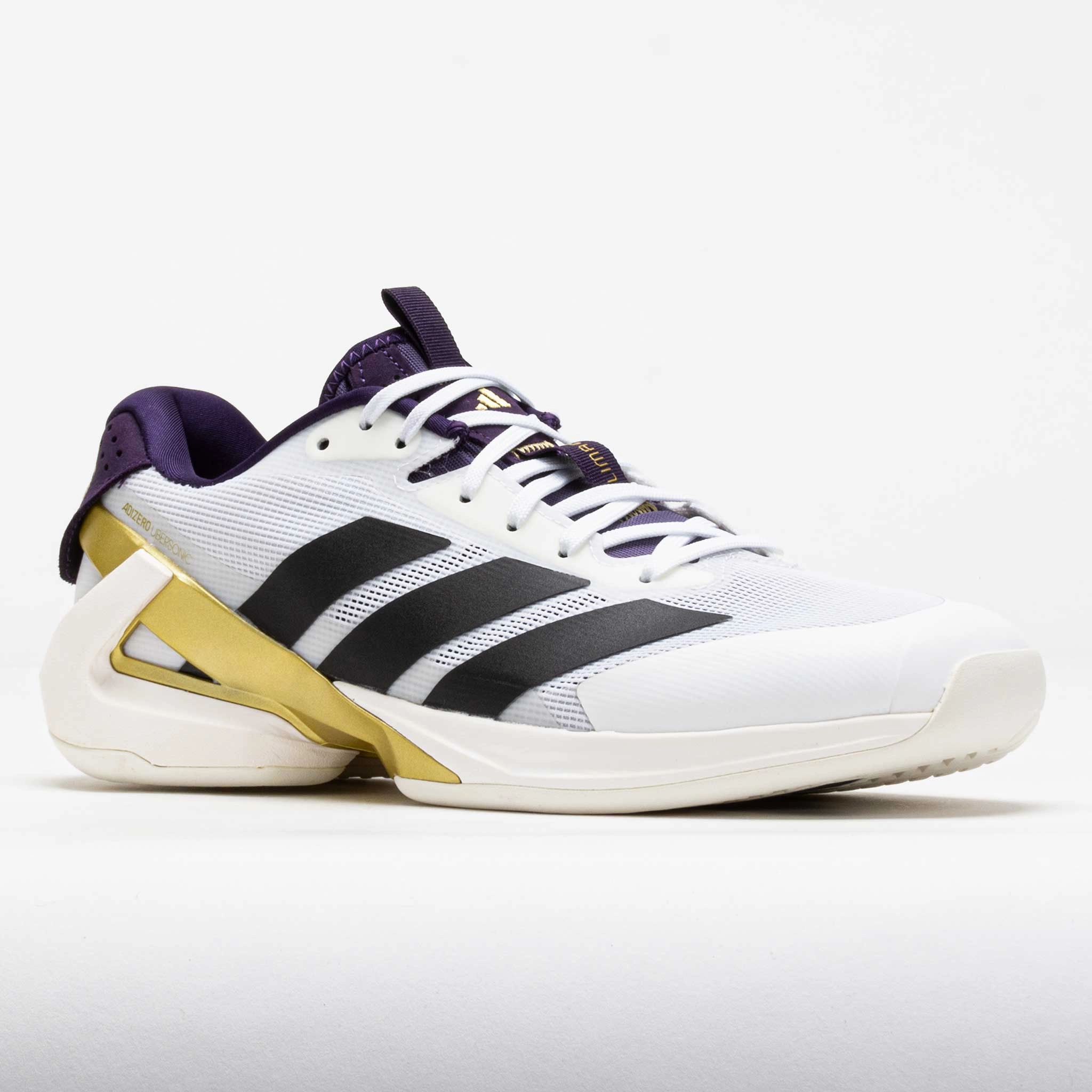 adidas Adizero Ubersonic 5 Men's White/Black/Aurora Plum Shock Resistant