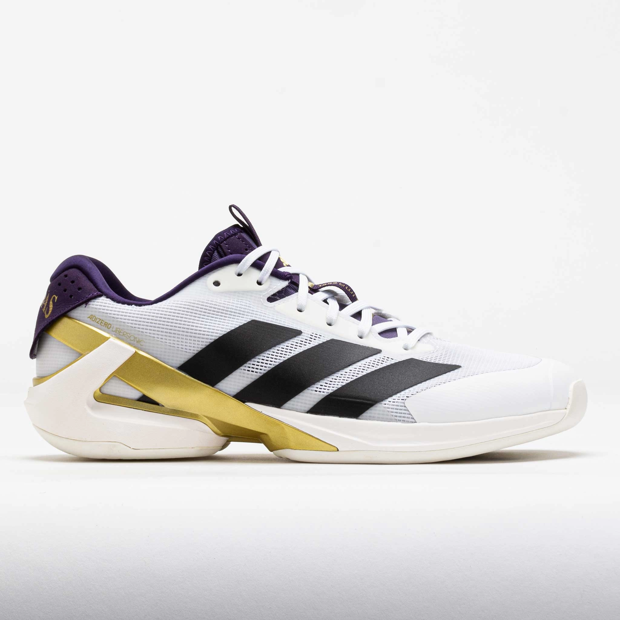 adidas Adizero Ubersonic 5 Men's White/Black/Aurora Plum Shock Resistant
