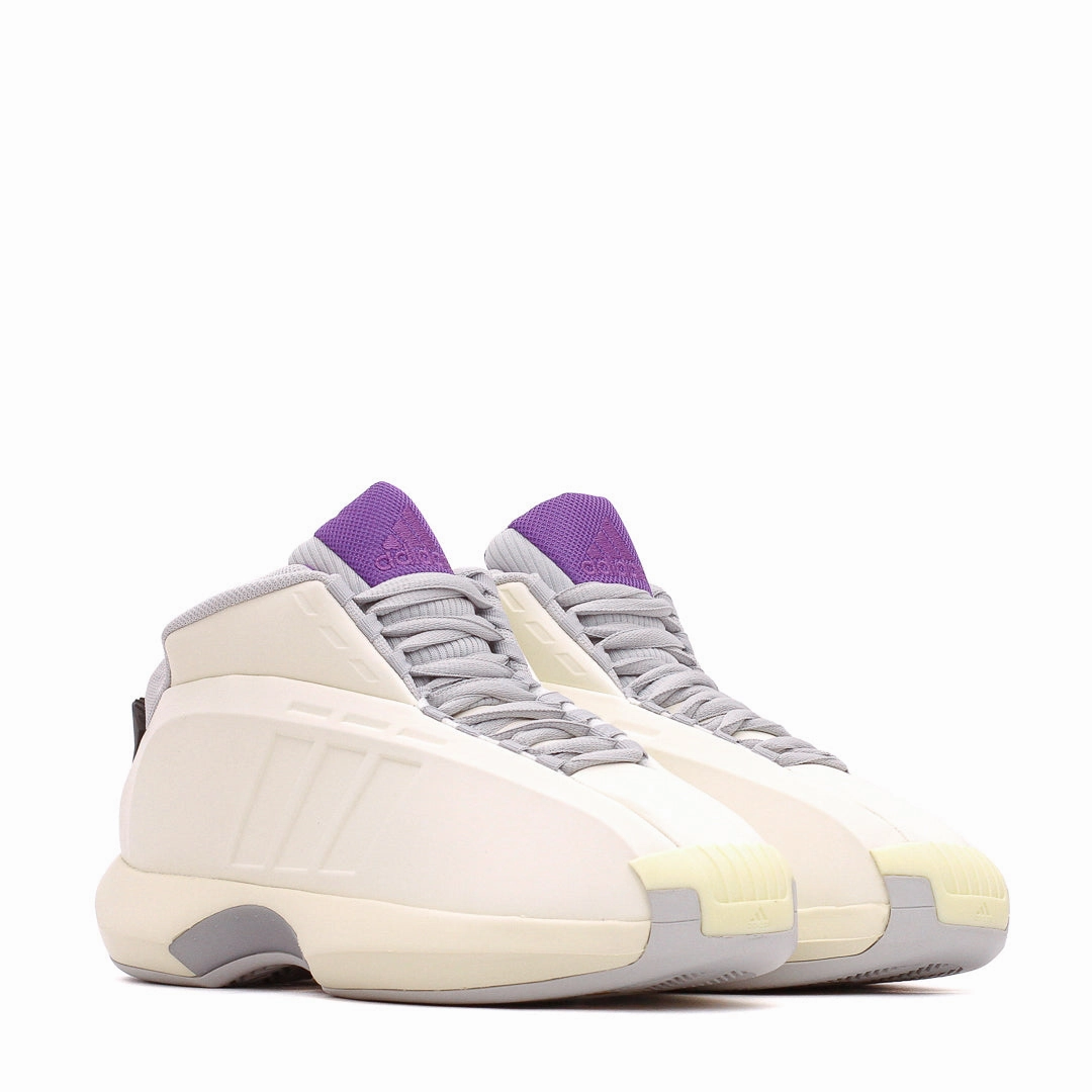 Adidas Basketball Men Crazy 1 Ivory Collegiate Purple IG3735 Supportive Fit