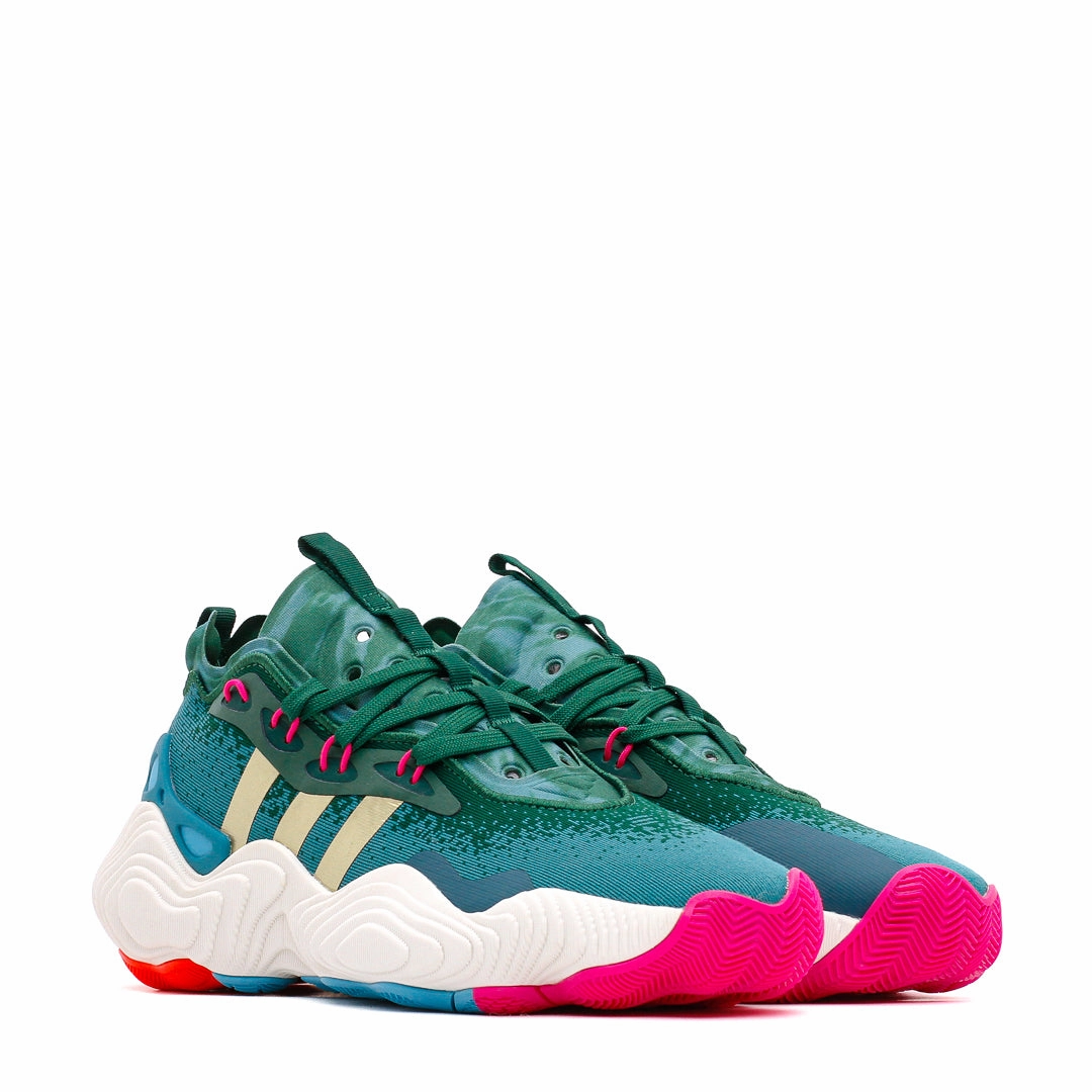 Adidas Basketball Men Trae Young 3 Green IE9301 Trendy Midsole