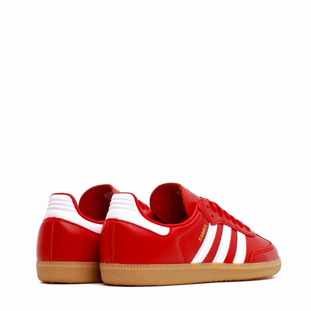 Adidas Men Samba OG Better Scarlet White JR0881 Sleek Fit