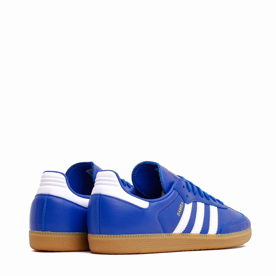Adidas Men Samba OG Blue Cloud White Gum JR0882 Low Profile