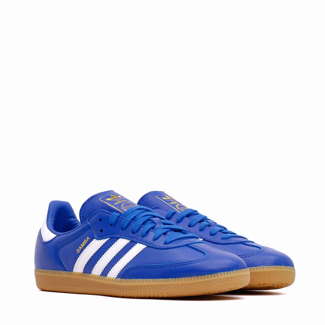 Adidas Men Samba OG Blue Cloud White Gum JR0882 Low Profile