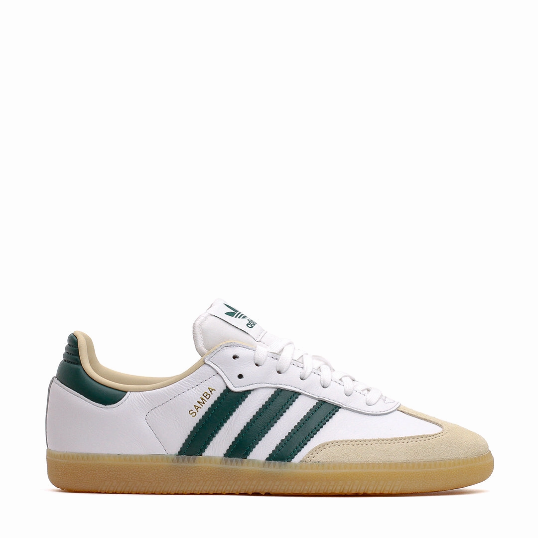 Hold Hike Dawn Pace Adidas Men Samba OG Cloud White Collegiate Green Gum JS3831