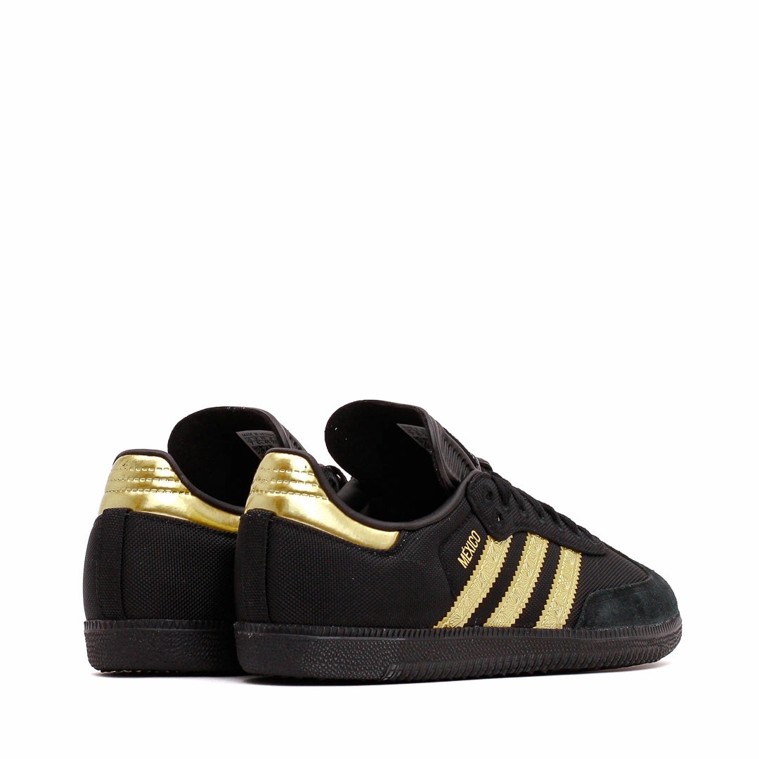 Adidas Men Samba OG Mexico Black Gold Metallic JH5656 Active Walk-Step