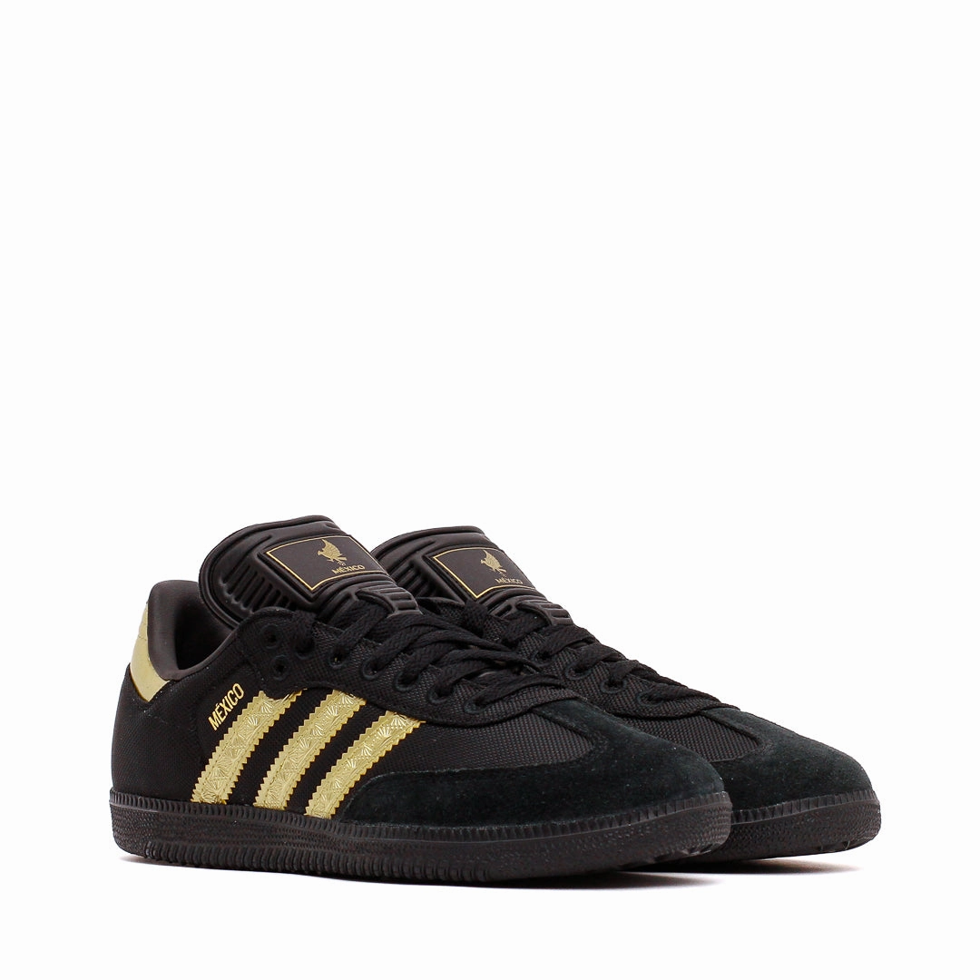Adidas Men Samba OG Mexico Black Gold Metallic JH5656 Active Walk-Step