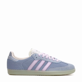 Adidas Men Samba OG Tactile Blue Ice Lavender JI3178 Catch Step