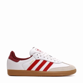 Outdoor Walk Anti Slip Adidas Men Samba OG White Better Scarlet JI3201