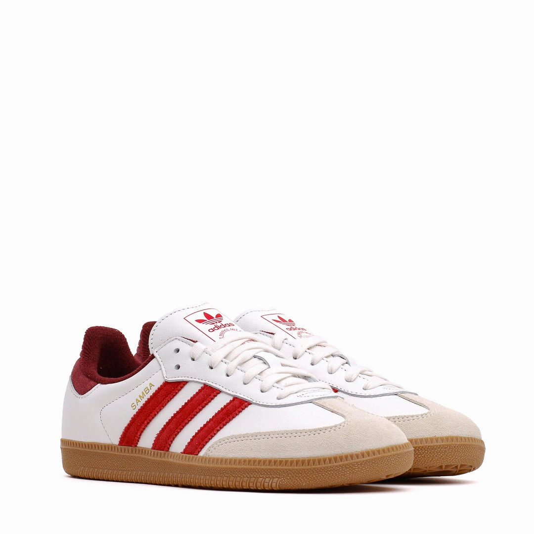 Adidas Men Samba OG White Better Scarlet JI3201 Modern Look