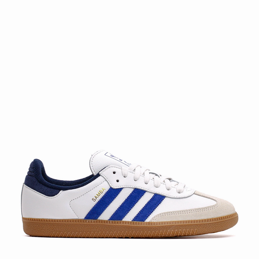 Adidas Men Samba OG White Blue Gum JH5632 Fit Ready