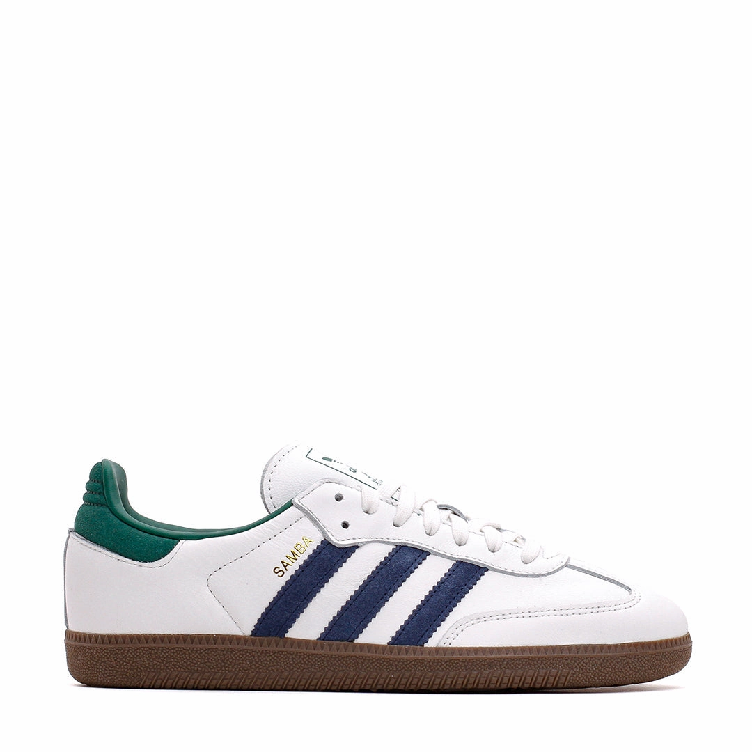 Adidas Men Samba OG White Green IH4882 Suede