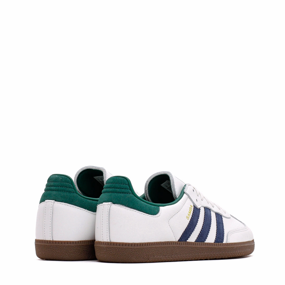 Adidas Men Samba OG White Green IH4882 Suede