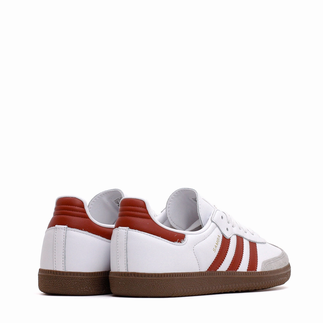 Adidas Men Samba OG White Preloved Ruby JH8798 Durable Build