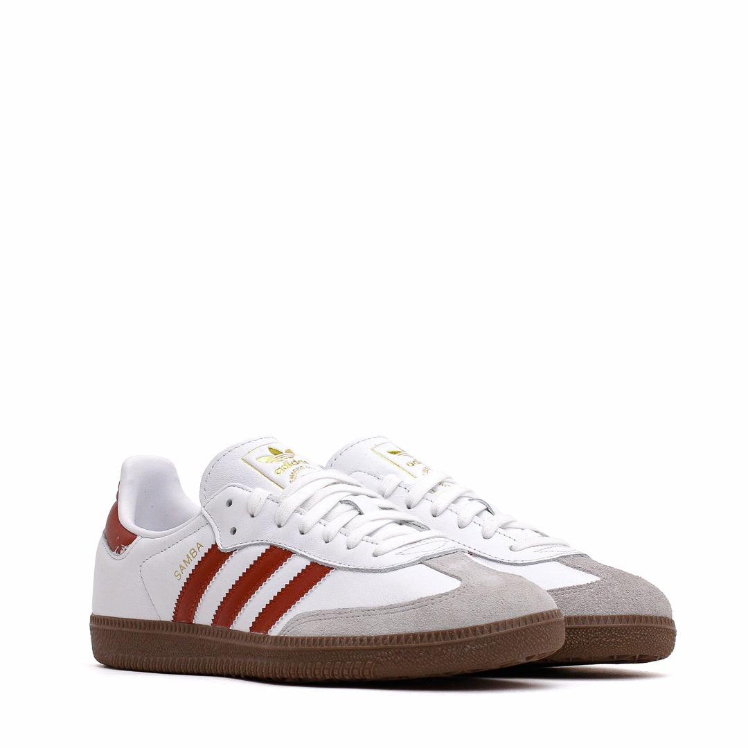 Adidas Men Samba OG White Preloved Ruby JH8798 Durable Build
