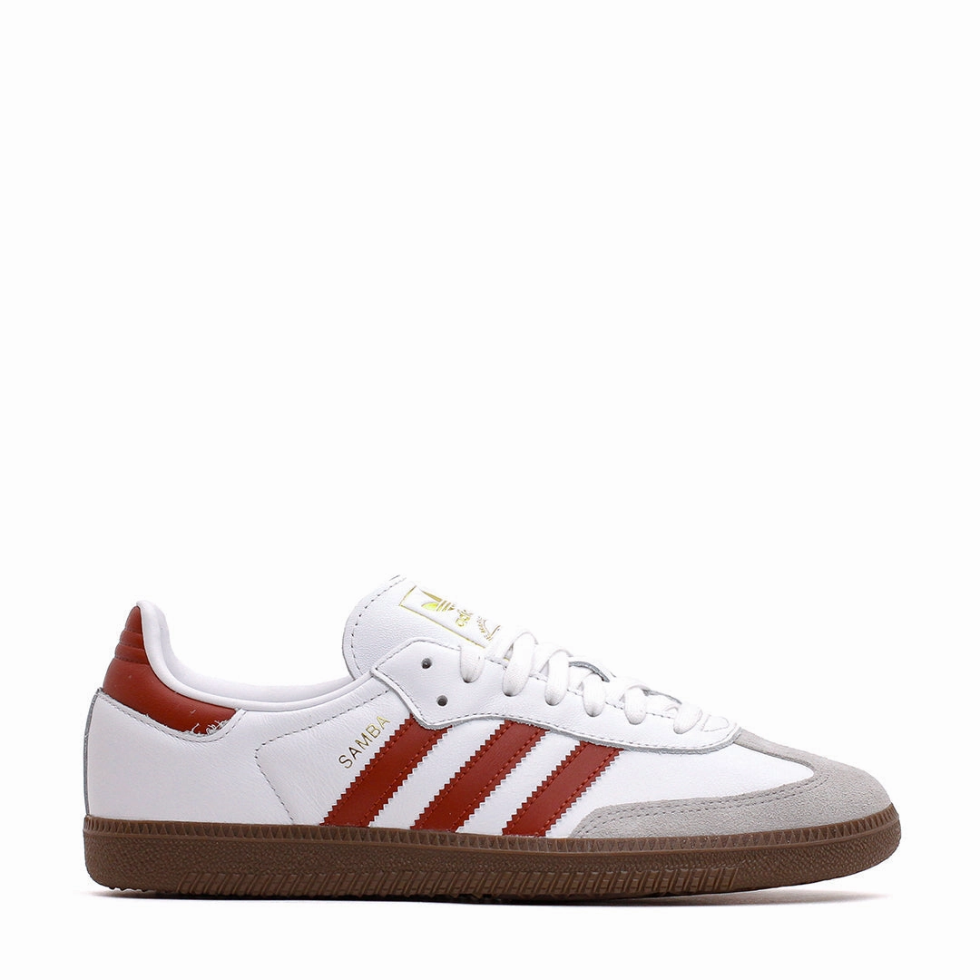 Adidas Men Samba OG White Preloved Ruby JH8798 Durable Build