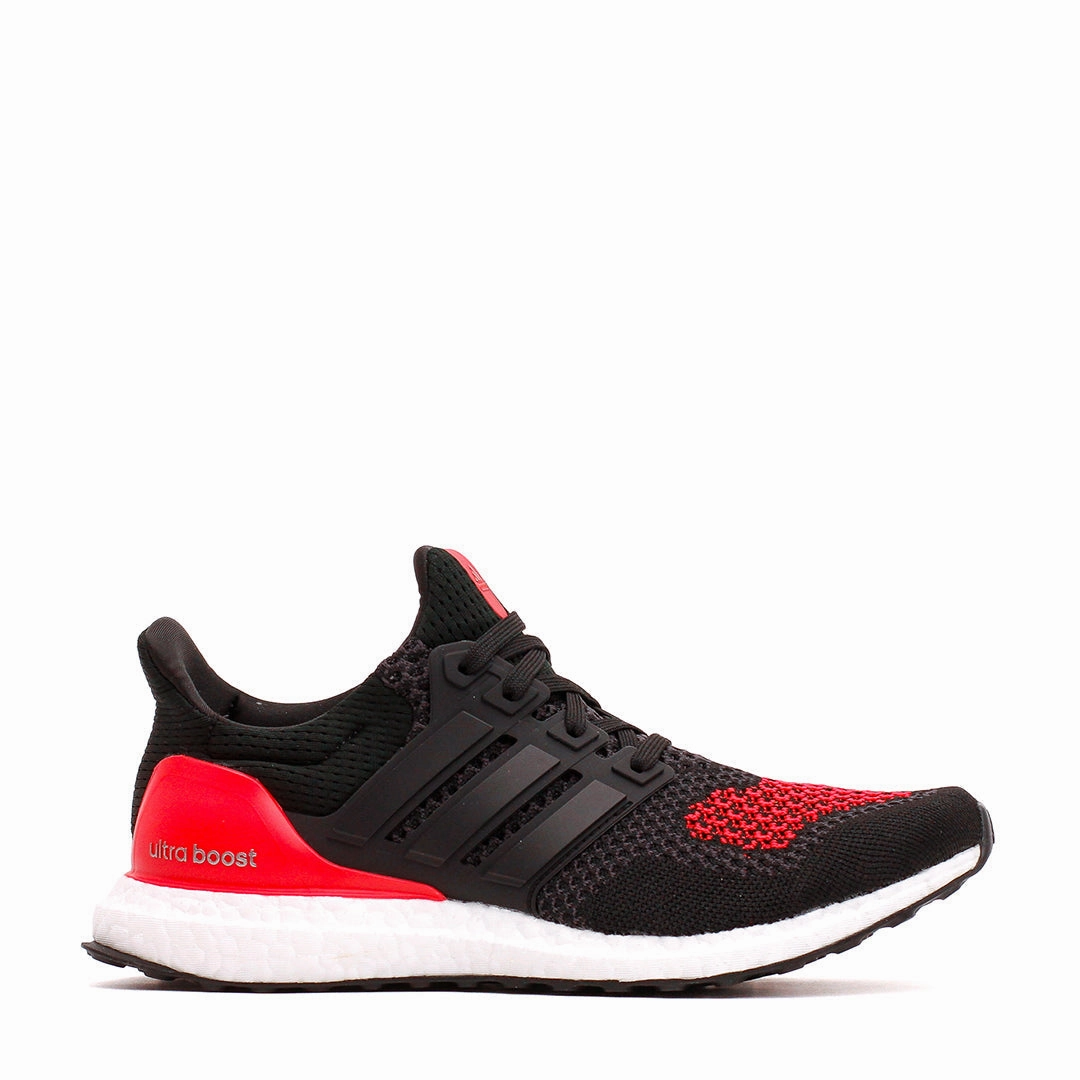 Adidas Men Ultraboost 1.0 Core Black Lucid Red JQ2272 Pure Walk