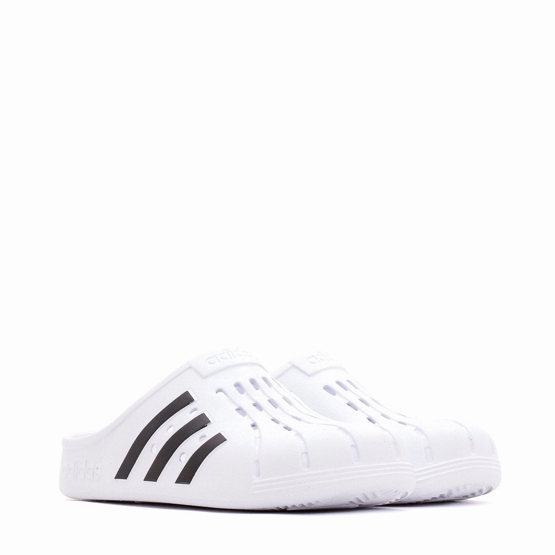 Adidas Originals Adilette Clog White Black FY8970 Supportive Footbed