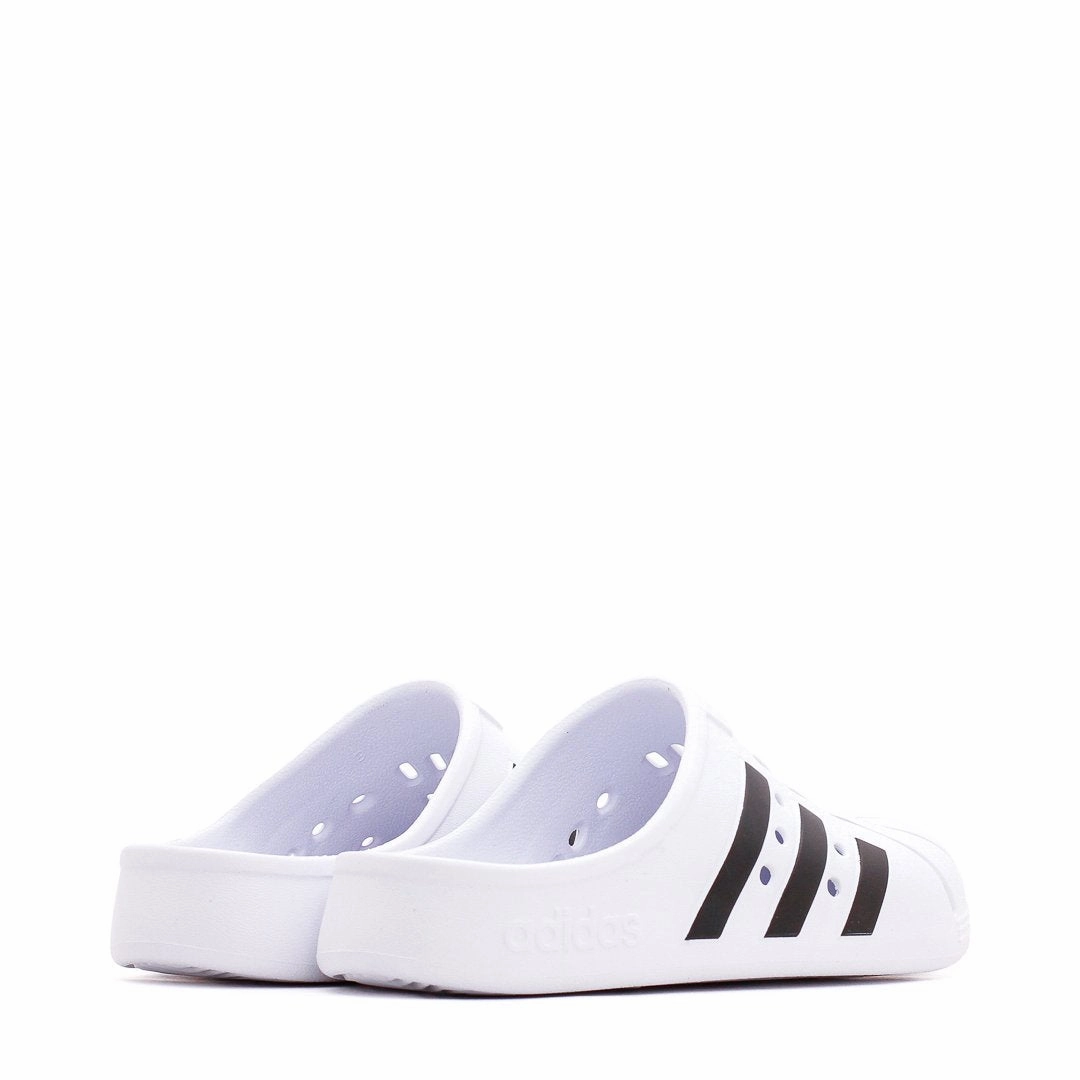 Adidas Originals Adilette Clog White Black FY8970 Supportive Footbed
