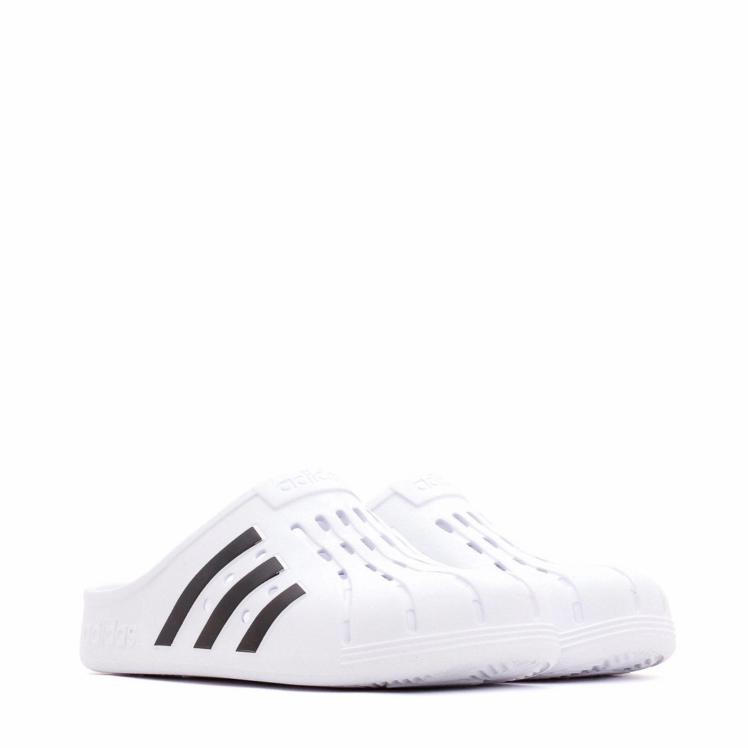 Adidas Originals Adilette Clog White Black FY8970 Supportive Footbed