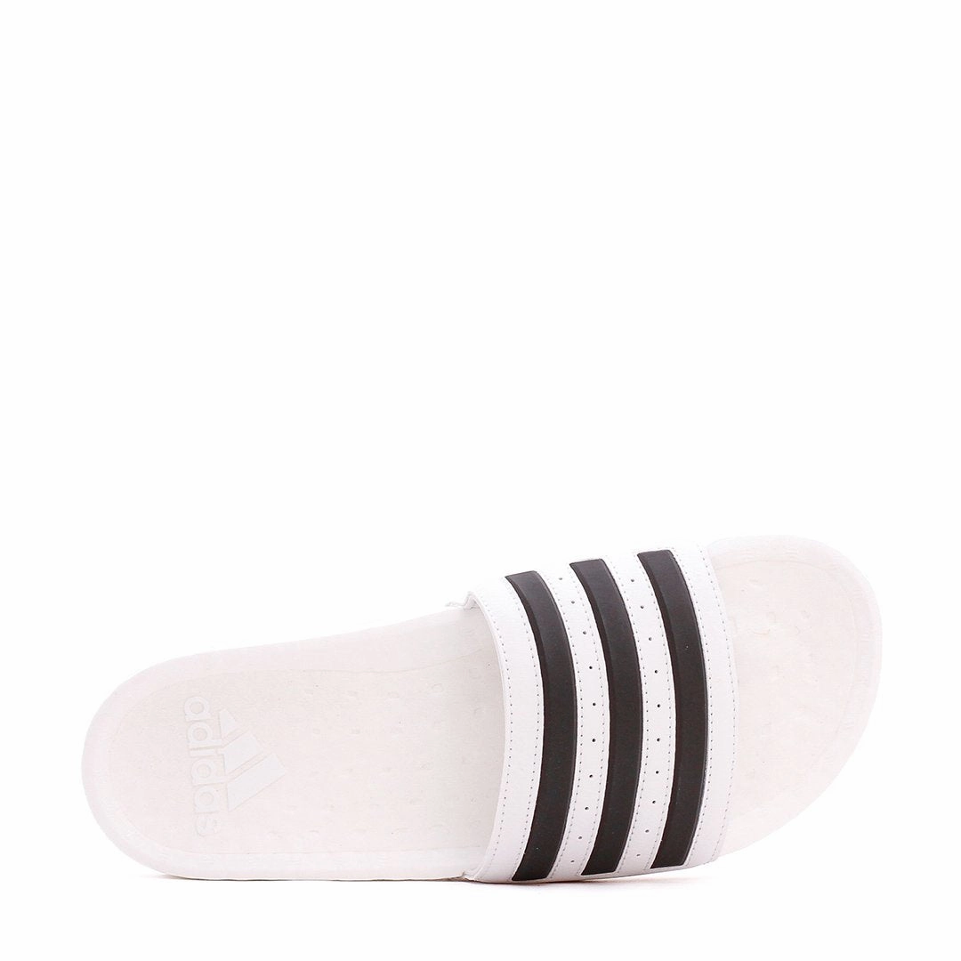 Adidas Originals Men Adilette Boost White Black FY8155 Trendy Finish