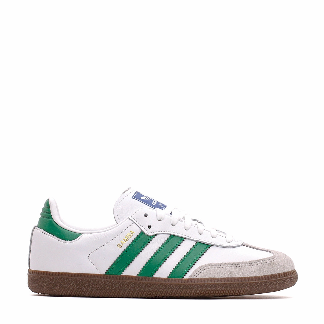 Adidas Originals Men Samba OG White Green IG1024 Multi Use Comfortable Design