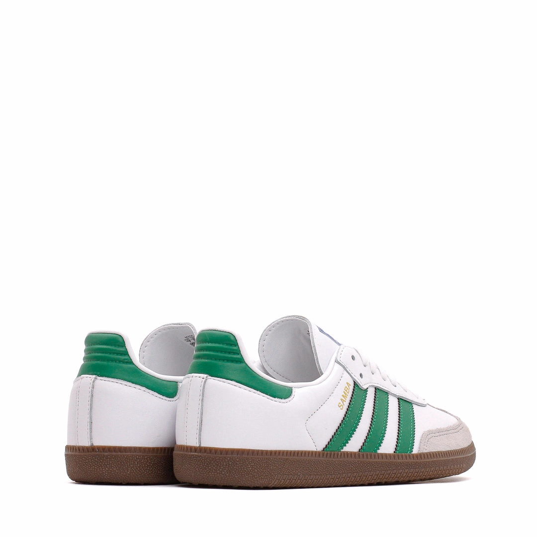 Adidas Originals Men Samba OG White Green IG1024 Soft Step-In