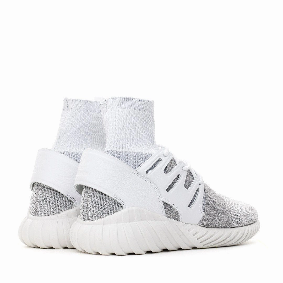 Adidas Originals Tubular Doom PK Primeknit White Grey BY3553 No Effort