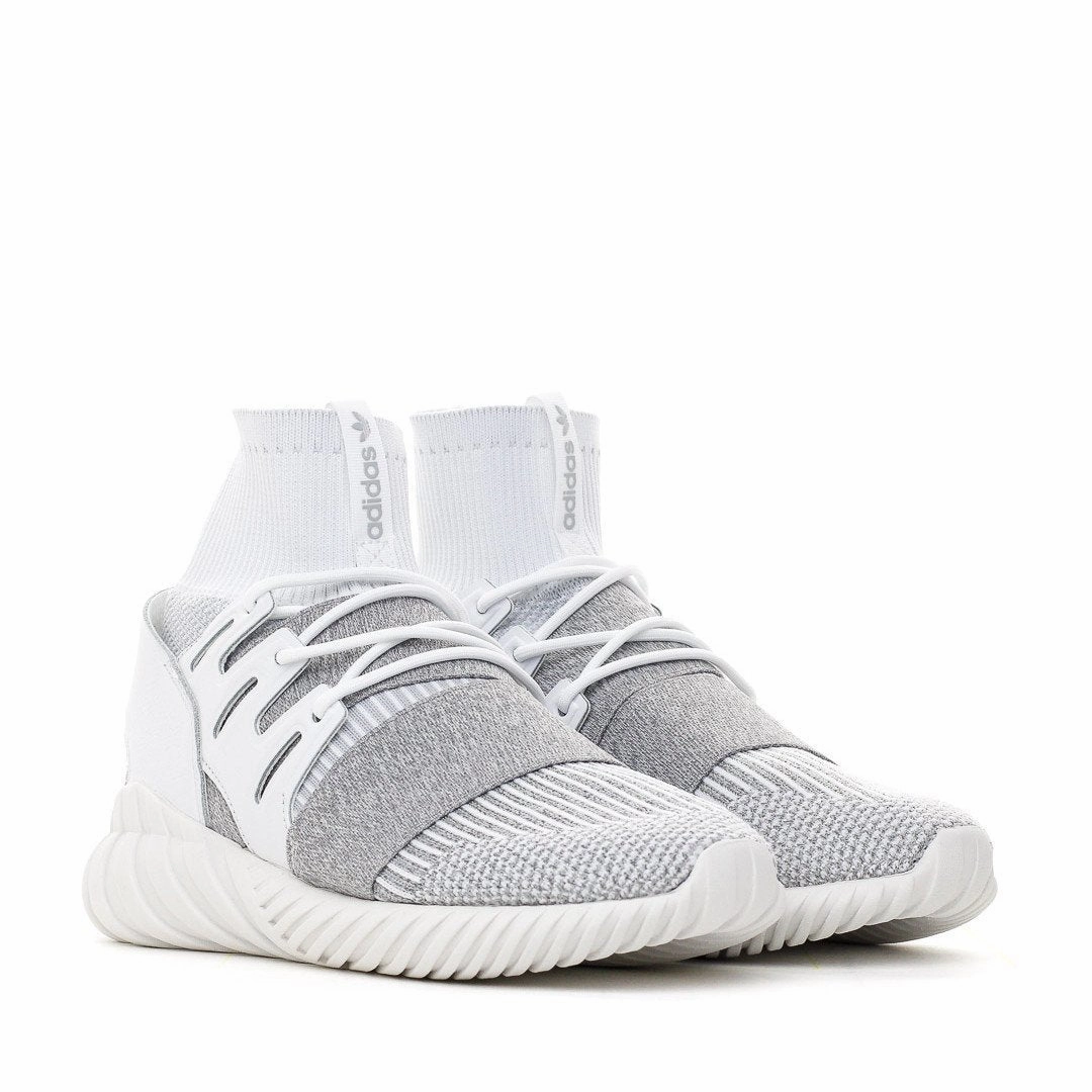 Adidas Originals Tubular Doom PK Primeknit White Grey BY3553 No Effort