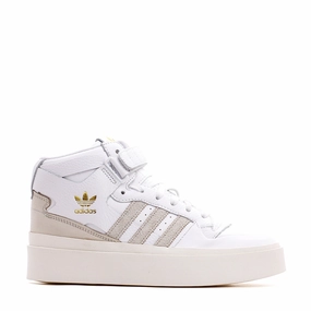 Rock Glow Look Mood Adidas Originals Women Forum Bonega Mid White GZ4293